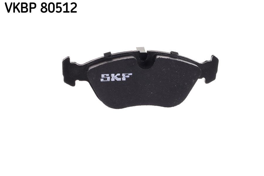 Jeu de 4 plaquettes de frein SKF ref. VKBP 80512